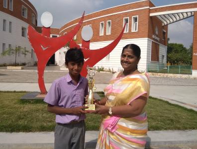 First place in 6th national level karate championship